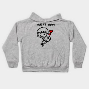 best  mom Kids Hoodie